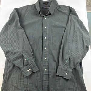 Tommy Hilfiger Men’s Green Plaid Button Down - Shirt 32–33